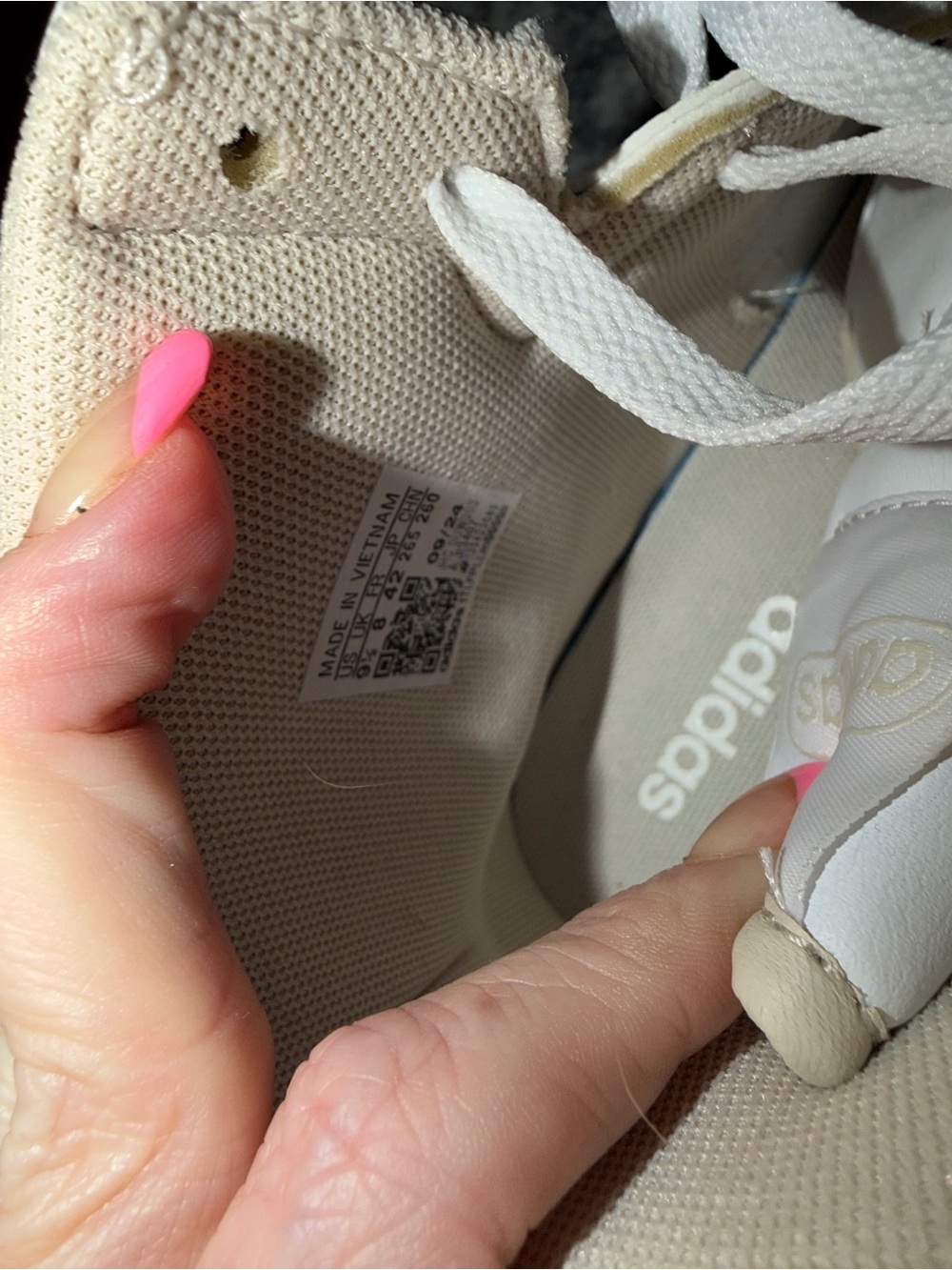 adidas Women’s Cream White Casual High Top Sneakers